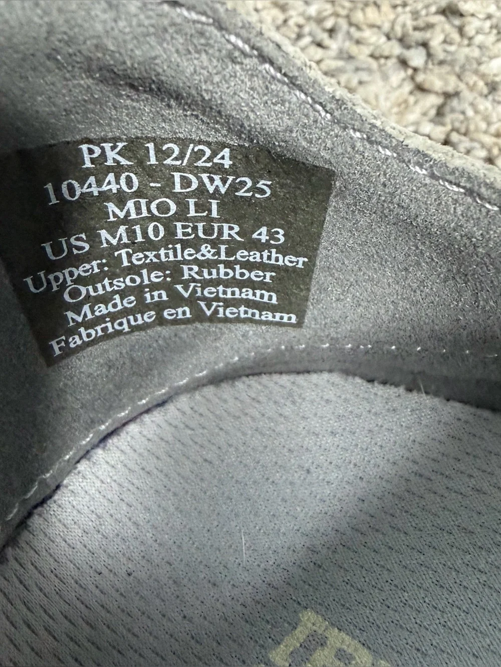 Olukai Men's Mio Li Casual Sneakers 10 gray tennis shoe everyday athletic